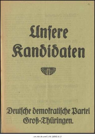 Unsere Kandidaten
