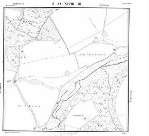 Kartenblatt SO XLVIII 56 Stand 1827