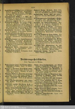 Versicherungs-Gesellschaften