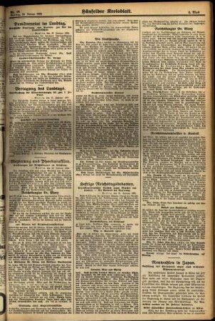 Zweite Ausgabe vom Dienstag, den 24. Januar 1928.