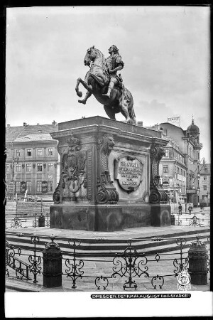 Dresden, Reiterstandbild August des Starken