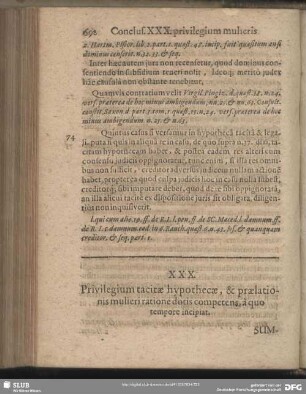 XXX. Privilegium tacitae hypothecae, & praelationis mulieri ratione dotis competens, a quo tempore incipiat