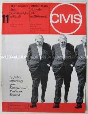 Kultur-politische Monatszeitschrift "CIVIS" u.a. über Ludwig Erhard