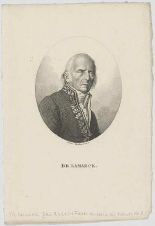 Bildnis des De Lamarck