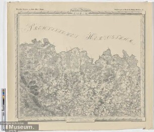 Oberreitscher Landesatlas von Sachsen (Blatt V Bautzen).