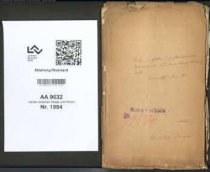 Bittschriften aus dem Amt Hülchrath