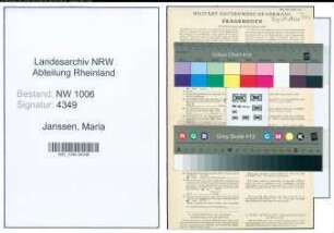 Entnazifizierung Maria Janssen , geb. 04.03.1914 ()