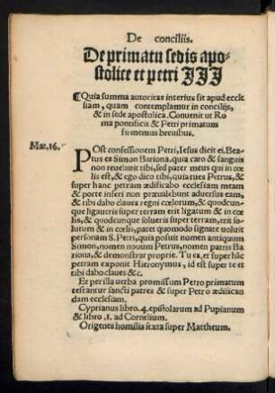 De primatu sedis apostolice et petri III