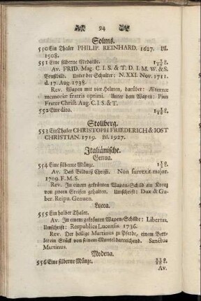 Italiänische.