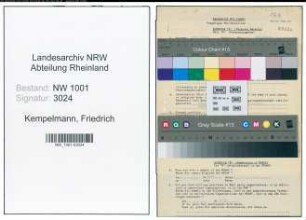 Entnazifizierung Friedrich Kempelmann, geb. 24.04.1910 (Pfarrer)