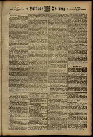 Zweite Ausgabe vom Montag, den 30. September 1912.