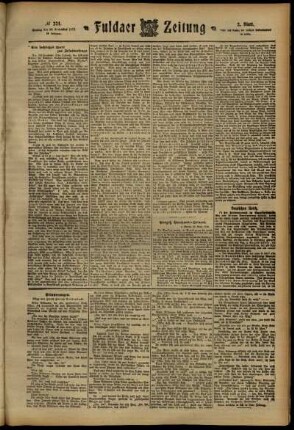 Zweite Ausgabe vom Montag, den 30. September 1912.
