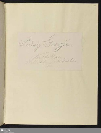 Nr. 128-133. Georgii, Ludwig