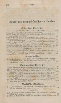 284-286 Inhaltsverzeichnis