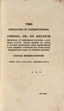 De partu facie praevia : diss. inaug. med.-obstetr.