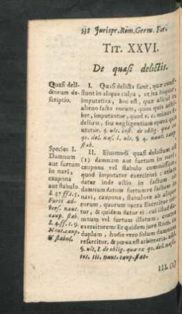 Tit. XXVI. De quasi delictis