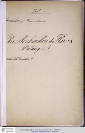 No. 32 Gemarkung Heusenstamm, Flur VI, Abteilung A
