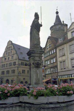 Kitzingen: Brunnen am Markt
