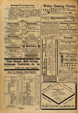 Hofer Tageblatt : oberfränkischer Generalanzeiger ; unparteiische und unabhängige Zeitung. 1894,7/12 = Jg. 16