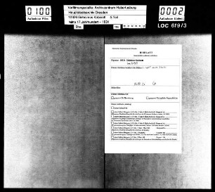 Gesandtschaftliche Korrespondenz aus Sankt Petersburg