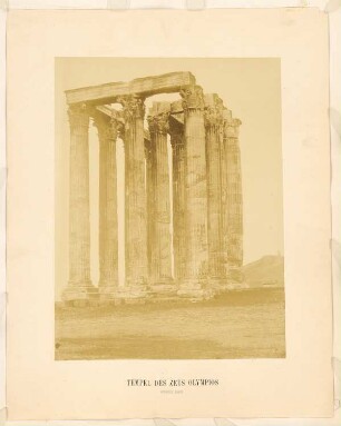 Akropolis, Athen: Tempel des Zeus Olympios