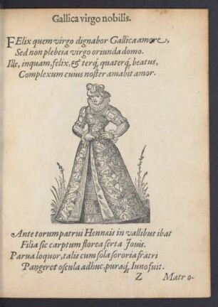 Gallica virgo nobilis.