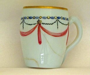 gläserne Henkeltasse