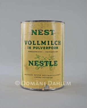 Konservendose Vollmilchpulver von "Nestlè"