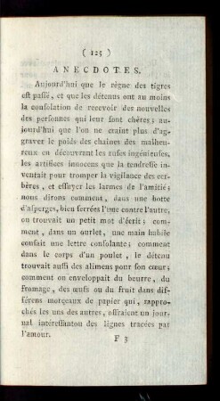 Anecdotes.