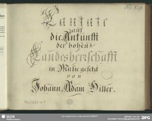 Cantatas - Mus.3263-G-1 : V (4), Coro, orch
