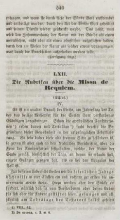 540-549 Die Rubriken über die Missa de Requiem : Schluß