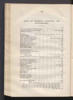 Index of subjects, incidents, and illustrations