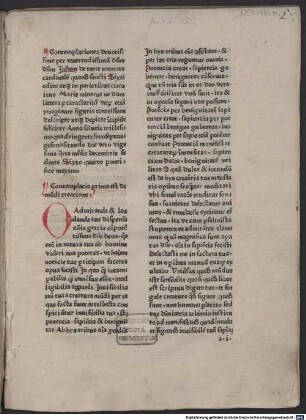 Contemplaciones deuotissime per reuerendissimu[m] d[omi]n[u]m d[omi]n[u]m Joh[ann]em de turre cremata cardinale[m] quond[am] sancti Sixti edite ... incipiu[n]t feliciter ...