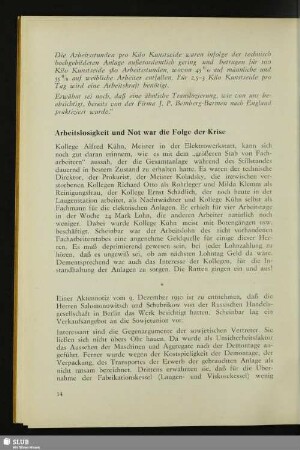 Arbeitslosigkeit war die Folge der Krise