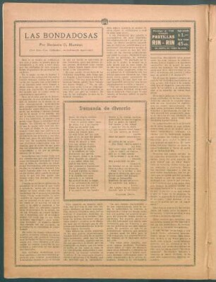 Las bondadosas : (Del libro "Las Chifladas", recientemente aparecido)