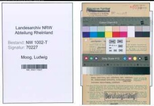 Entnazifizierung Ludwig Moog , geb. 08.08.1900 (Chemiker)