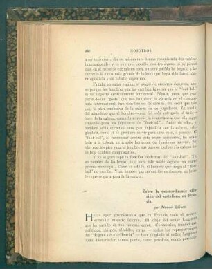 Sobre la extraordinaria difusión del castellano en Francia
