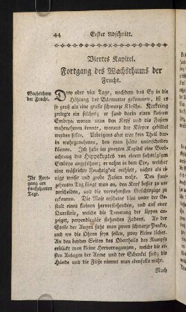 44-51, Viertes Kapitel. Fortgang des Wachsthums der Frucht.