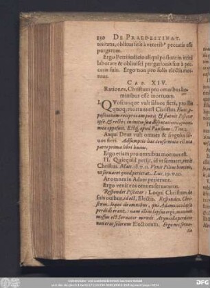 Cap. XIV. Rationes, Christum pro omnibus hominibus esse mortuum.