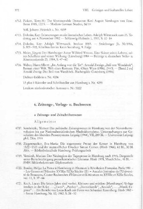 6. Zeitungs-, Verlags- u. Buchwesen