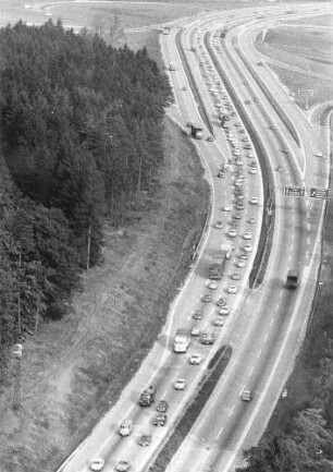 AK Stuttgart Gesamtansicht der Verkehrsführung