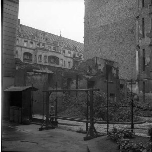 Negativ: Ruine, Wartburgstraße 53, 1953