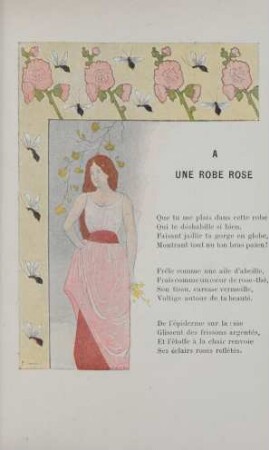 A une robe rose