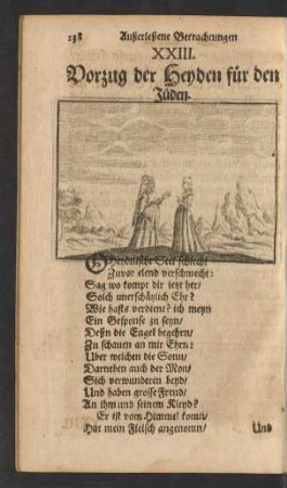 XXIII. Vorzug der Heyden für den Jüden.