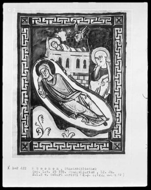 Evangeliar — Geburt Christi, Folio 2verso