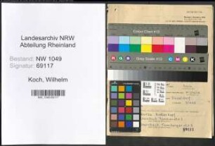 Entnazifizierung Wilhelm Koch , geb. 28.12.1895 (Verwaltungsangestellter)