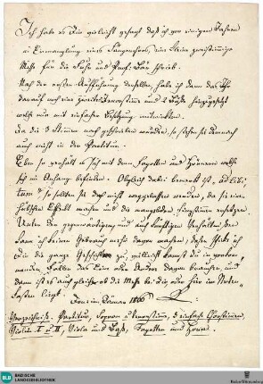Brief von Johann Wenzel Kalliwoda an Wilhelm Kalliwoda vom 01.1866 - K 3170,689