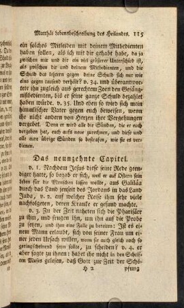 115-126, Das neunzehnte Capitel. - Das zwanzigste Capitel.