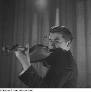 Porträt Violinist Manfred Scherzer
