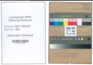 Entnazifizierung Ferdinand Rosendahl , geb. 27.09.1891 (Lehrer)